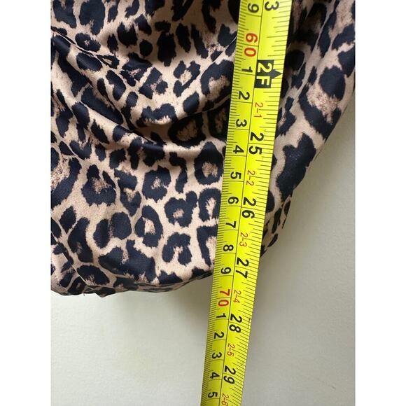 NWT Victoria Secret Medium Tan Black Leopard Halter One Piece Swimsuit Vacation - Picture 9 of 12